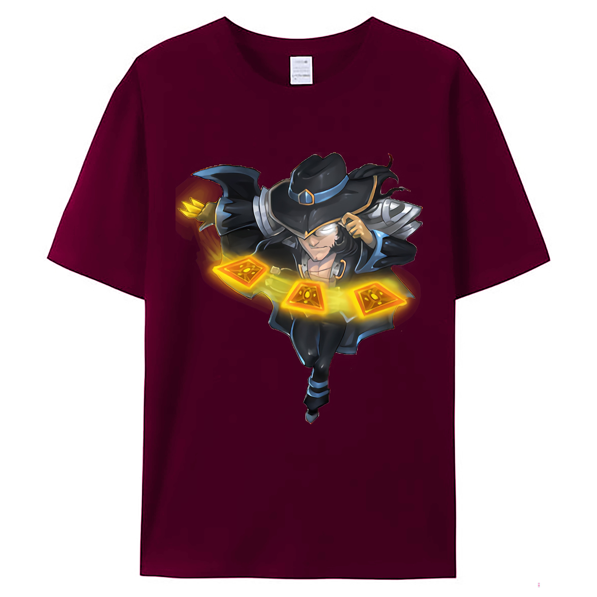 （画像用） リーグ・オブ・レジェンド League of Legends LOL レディースカジュアルプリントTシャツ（綿100％）